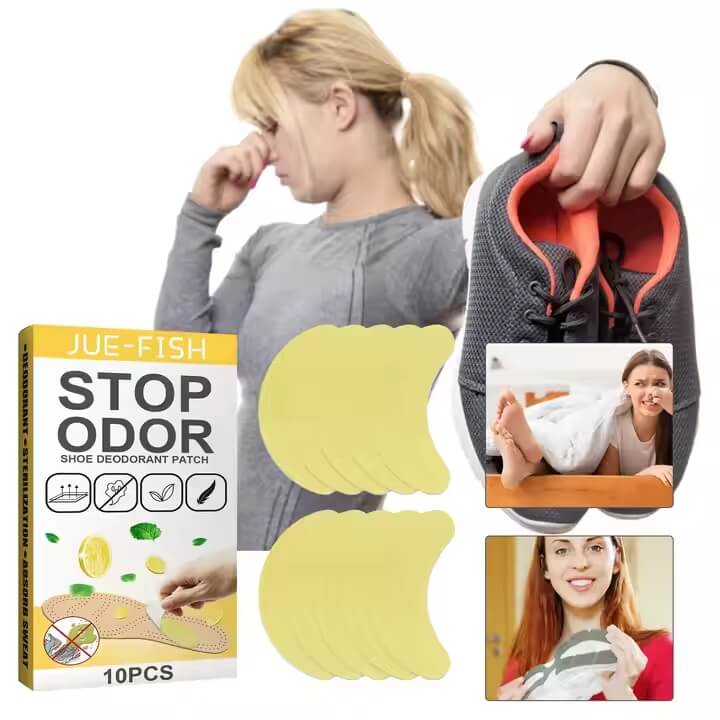 STOP ODOR - 10 Parches Desodorantes para Calzado