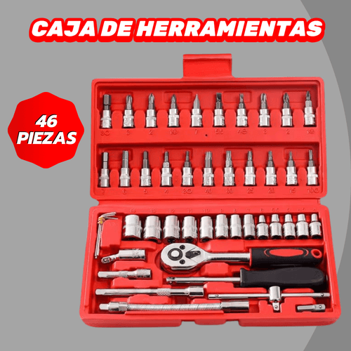 Caja de Herramientas - 46 Piezas