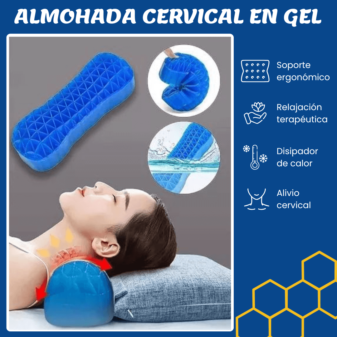 CerviCool™ - Almohada cervical en gel
